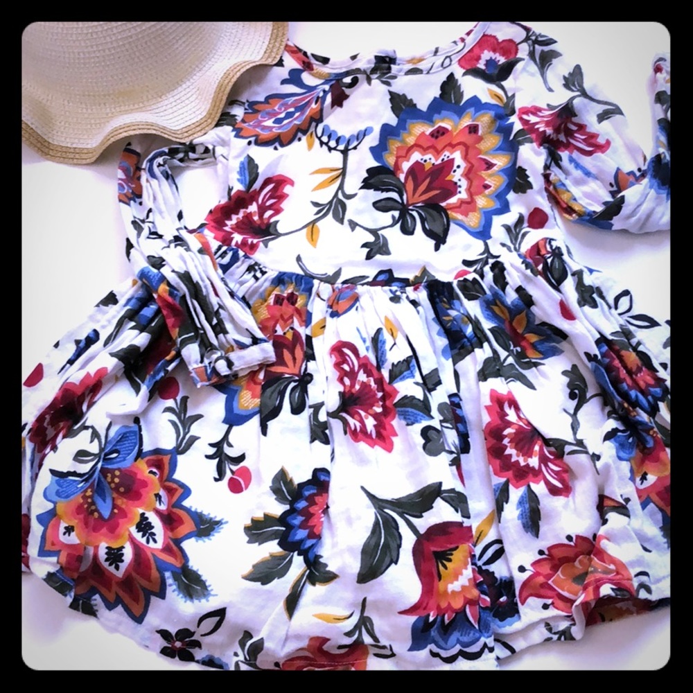 Toddlers Floral Print Dress by Old Navy
